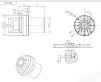 Servomoteur d'actionneur d'entraînement harmonique de qualité stable pour robot collaboratif