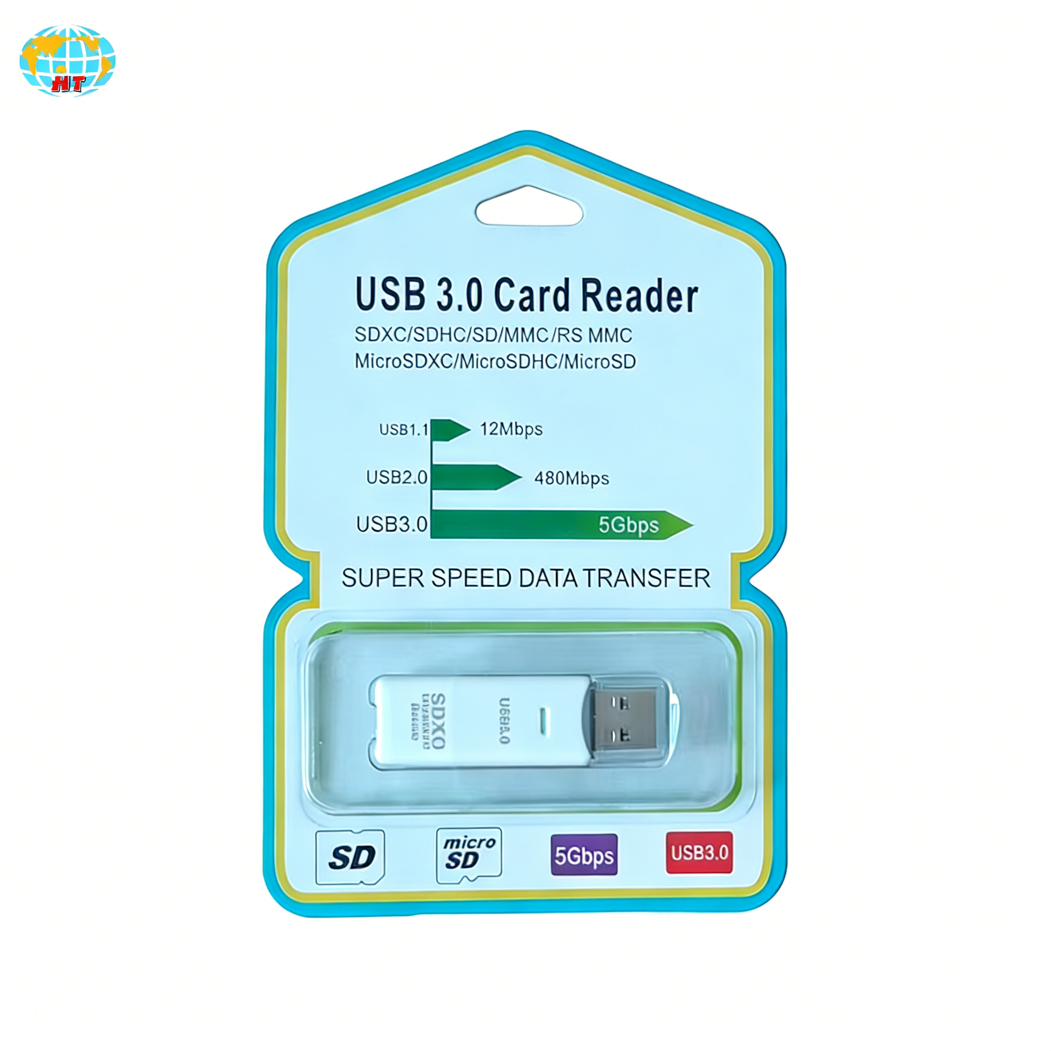 White USB3.0 Blister packaging
