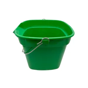 10QT/9500ml Bucket Household Plastic Bucket With Custom Logo Square Bucket Detergent Pail