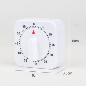 Gadgets de cuisine carré 60 minutes compte à rebours visuel réveil rappel mécanique cuisine rotation minuterie pour la cuisine - Product Image 2