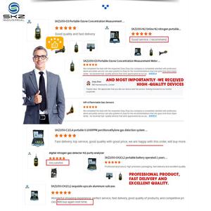 جهاز تحليل غاز الأمونيا المحمول SKZ1050-NH3 بنطاق 0-1000 جزء في المليون مع مضخة هواء للاستخدام المخبري - Product Image 3