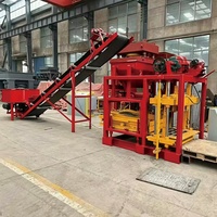 Machine à blocs automatique multifonction QT4-25, démarrage à une touche, fabrication de briques en béton de différentes tailles