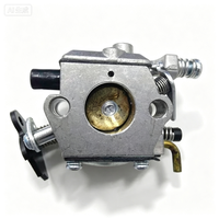 Carburateur de tronçonneuse pour 45cc 52cc 58cc 4500 5200 5800, tronçonneuse thermique 2 temps, diaphragme en alliage d'aluminium, pièce de rechange pour jardinage