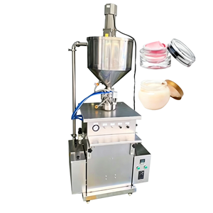 Semi-automatic Liquid Sauce Moisturizer Oil Filling Machine With Heating and Stirring Function for Startups - Product Image 1
