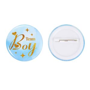 Pins de Botón para Revelación de Género, Recuerdos para Fiestas de Niños y Niñas, Regalo Promocional - Product Image 3