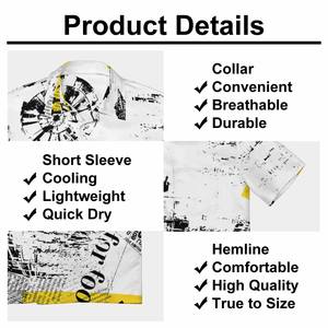 Maillot de football Haïti 2026WC pour homme, chemise hawaïenne, haut de supporter de l'équipe nationale d'Haïti, imprimé intégral, cardigan décontracté personnalisé - Product Image 4