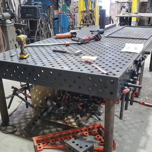 <span class=keywords><strong>Table</strong></span> de soudage perforée industrielle, <span class=keywords><strong>table</strong></span> de travail modulaire pour la <span class=keywords><strong>soudure</strong></span>, <span class=keywords><strong>table</strong></span> d'assemblage pour la fabrication métallique - Product Image 1