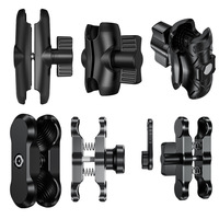 Szsmilin Personnalisé 25mm 1 Pouce Rotule Ram Mount Ball Adaptateur En Alliage D'aluminium Industrie AMPS Motif Base