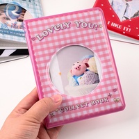 Album à billets personnalisé Kpop mini Star, porte-cartes photo transparent, style petit, étiquette