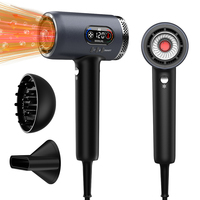 Sèche-cheveux professionnel intelligent à IA, 2000W, haute puissance, léger, silencieux, OEM personnalisé, 300 millions de plasmas, séchage rapide 32m/s