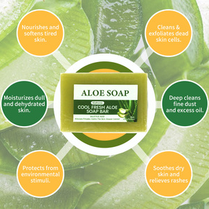 <span class=keywords><strong>Savon</strong></span> en barre à l'aloe vera fait main, à <span class=keywords><strong>base</strong></span> de plantes, hydratant et apaisant, <span class=keywords><strong>savon</strong></span> de bain aux huiles essentielles, durée de conservation de 3 ans, pour tous types de peau - Product Image 2