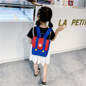 Sac à dos pour enfants avec imprimé de lettres de dessins animés mignons, couleurs contrastées, sac à dos pour enfants de maternelle, pour garçons et filles - Product Image 6