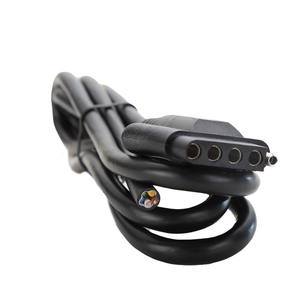 Arnés de cableado de Cable moldeado de PVC de 12-24V, conector plano duradero de 5 vías, nuevos accesorios de piezas de remolque estándar internacional - Product Image 4