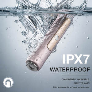 เครื่องโกนขนบิกินี่กันน้ำ IPX7 พร้อมหัวเปลี่ยนได้ 4 แบบ และแบตเตอรี่ 600mAh เครื่องโกนขนจุดซ่อนเร้นแบบชาร์จไฟได้สำหรับผู้หญิง - Product Image 3