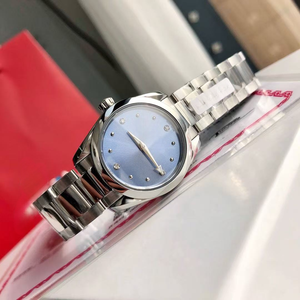 Reloj Mecánico Minimalista de Acero Inoxidable con Calendario Original de Alta Calidad para Mujer, Estilo Ejecutivo a la Moda, Omegaes - Product Image 2