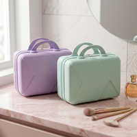 Valise à main personnalisée, boîte à maquillage de 14 pouces, petite valise, mini coffret cadeau pour femme, petite valise légère avec serrure à combinaison, valise de voyage