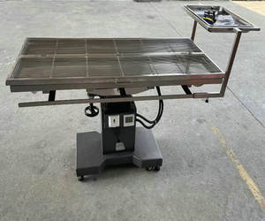 Tavolo operatorio veterinario per cani di sollevamento elettrico in acciaio inossidabile per operazioni mediche - Product Image 5