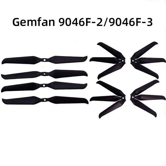 Gemfan 9046F 9 Inch Glass Fiber Nylon Folding Propellers 2-Blade Foldable Drone Blades for 2812 Motor FPV UAV Quadcopter