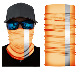 Cache-cou réfléchissant Visibilité Néon <span class=keywords><strong>Bandana</strong></span> de sécurité Vent Poussière Protection UV Écharpe Bandanas - Product Image 3
