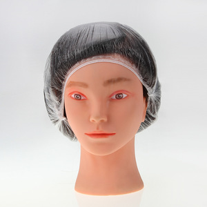 Gorro de ducha de plástico grueso desechable para protección del cabello, suministros de limpieza - Product Image 5