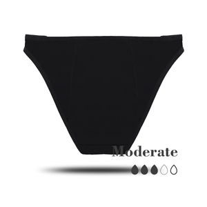Personalizzabile mutandine removibili riutilizzabili a taglio alto 0 periodo di perdita Ropa interno mutandine mestruali Anti perdita per le donne taglie forti - Product Image 4