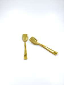 Cuillère à café en acier inoxydable plaqué or PVD de qualité supérieure, cuillère doseuse idéale pour le café et les boissons - Product Image 2