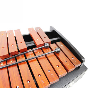 ของเล่นคุณภาพสูงฟิชชันจังหวะระนาด25โทนไม้ Marimba พร้อมเคสแข็ง - Product Image 1