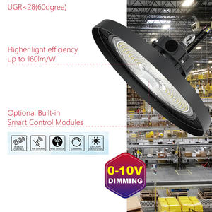 Potencia de luz LED de alta bahía de aluminio IP65 más rentable y CCT seleccionable para la industria de almacenes interiores e Iluminación comercial - Product Image 3