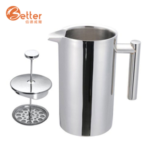 Personalizado de Metal de acero inoxidable de vacío francés prensa café para cafés - Product Image 1