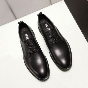 Zapatos de Cuero con Cordones y Punta Cuadrada para Hombre, de Diseño de Lujo, Venta al Por Mayor de Fábrica, Formales para Negocios, Ligeros, Transpirables, para Fiestas y Eventos - Product Image 3