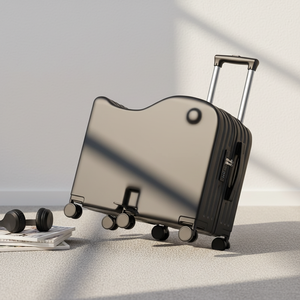 <span class=keywords><strong>Valigia</strong></span> per Bambini Nuovo Modello 22 Pollici, Trolley da Viaggio Piccolo con Seduta per Bambini e Bambine, <span class=keywords><strong>Valigia</strong></span> con Lucchetto a Combinazione - Product Image 1