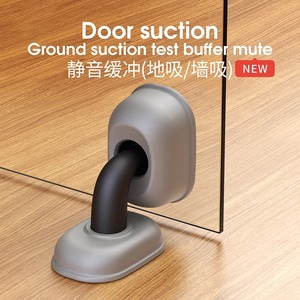 Cierrapuertas Silencioso Leves C03 de Pared, ABSPP con Acabado Mate de Goma Suave para Puertas de Entrada, de Vidrio y de Baño - Product Image 3