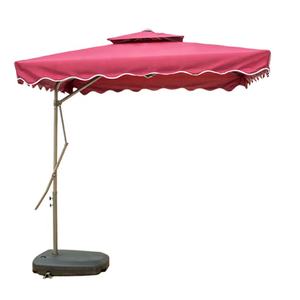 Sombrilla grande de 2,5x2,5 M para exteriores, Parasol de jardín con <span class=keywords><strong>Base</strong></span> cruzada de acero - Product Image 1
