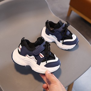2025 printemps automne nouvelles chaussures de course à la mode pour enfants chaussures de sport en maille respirante pour garçons et filles chaussures de papa confortables - Product Image 4