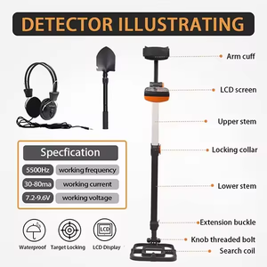 최고의 금 탐지기 TX-640 3kg 금 금속 탐지기 보물 사냥 전문 산업 금속 탐지기 - Product Image 5