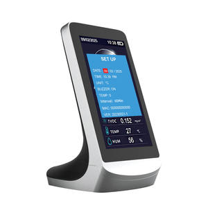 Gerçek zamanlı izleme ile profesyonel hava kalitesi analizörü CO <span class=keywords><strong>CO2</strong></span> PM2.5 TVOC HCHO sıcaklık nem destek veri indir - Product Image 5