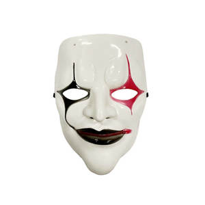 Vente en gros <span class=keywords><strong>de</strong></span> masque d'Halloween avec bande <span class=keywords><strong>de</strong></span> nœuds en direct Masque <span class=keywords><strong>de</strong></span> <span class=keywords><strong>clown</strong></span> à fermeture éclair en plastique pour décoration <span class=keywords><strong>de</strong></span> fête - Product Image 4