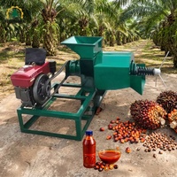 500-1000kg/uur hete palmoliepersmachine met dieselmotor voor de productielijn van rode palmolie