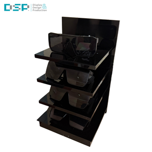 Présentoir de Comptoir en Acrylique en Forme de L pour Lunettes DSP Vietnam Factory avec Crochets Métalliques - Product Image 2