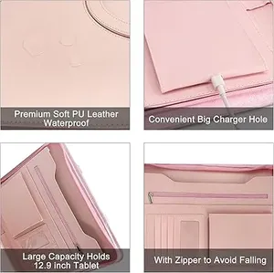 Cao Cấp Dây Kéo danh mục đầu tư với clipboard từ xử lý xách tay kinh doanh túi tổ chức thư mục cho các tài liệu, máy tính bảng, điện thoại - Product Image 4