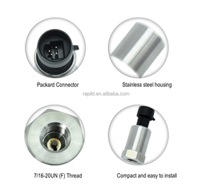 Customized Brass Housing Viatran <strong>Pressure</strong> <strong>Transducer</strong> 100 bar 7/16-20UN Refrigeration <strong>Pressure</strong> Sensor for Refrigerator - Product Image 6