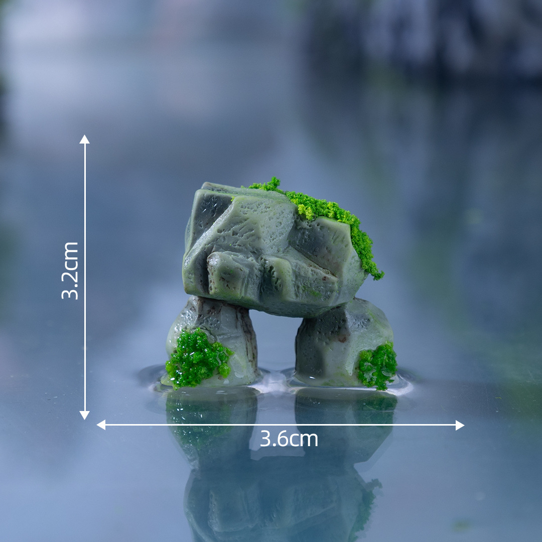 No. Dos piedras apiladas.