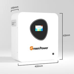 Batería de Litio para Almacenamiento de Energía en el Hogar, 25.6v 2.56kwh 100ah, IP20 Impermeable, de Pie, GPB-256100, 25.6v LiFePO4 100ah - Product Image 5