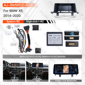 Aijia pour BMW X5 2014-2018 <span class=keywords><strong>Système</strong></span> audio de voiture Android avec écran tactile GPS 12,3 pouces LHD/RHD Noir mat Portable Intégré 2DIN - Product Image 4
