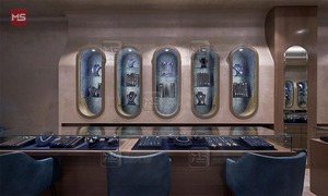 Tủ Trưng Bày Kính Xoay Cao Cấp Với Tủ Kính Kích Thước Tùy Chỉnh Với Trang Sức Chiếu Sáng - Product Image 5