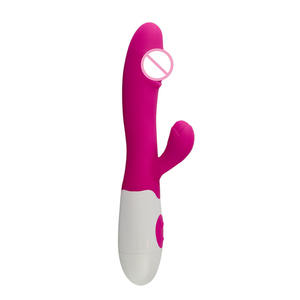 Realistischer Kaninchen vibrator mit 30-Gang-Modi Wasserdichtes Silikon-ABS-USB, wiederauf ladbar für Frauen und Paare - Product Image 4