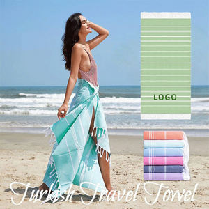 Toalla de Playa de Algodón Turco Estampada Estilo <span class=keywords><strong>Lenna</strong></span>, Ecológica, Suave y de Secado Rápido, Antiadherente, Alta Absorción de Agua, para Todas las Temporadas - Product Image 1