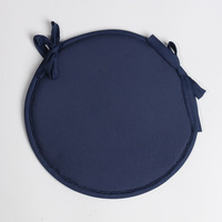 Cojín Redondo Grueso para Silla con Bandas Elásticas, Cojín de Asiento de Esponja Suave, Cojín Redondo Antideslizante para Sillas de Comedor, Hogar, Cocina y Oficina