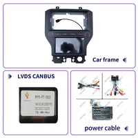 Meihua 9 pouces haute qualité Android voiture DVD cadre accès facile accessoire intérieur pour 2015-2020 pour FORD MUSTANG voiture accessoires