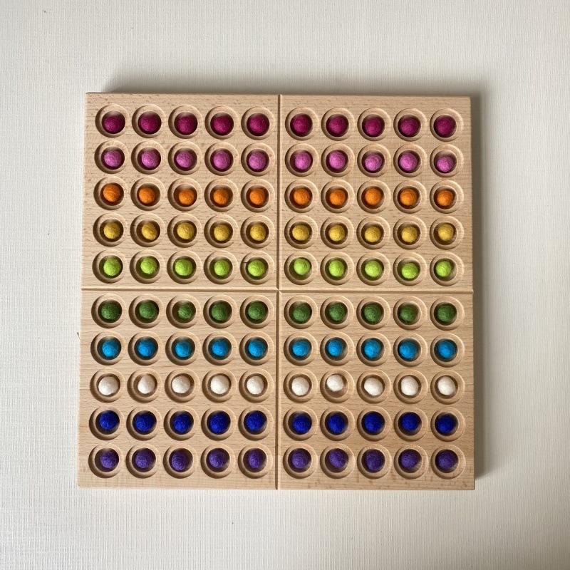 ร้อยจานลูกบอลกำมะหยี่